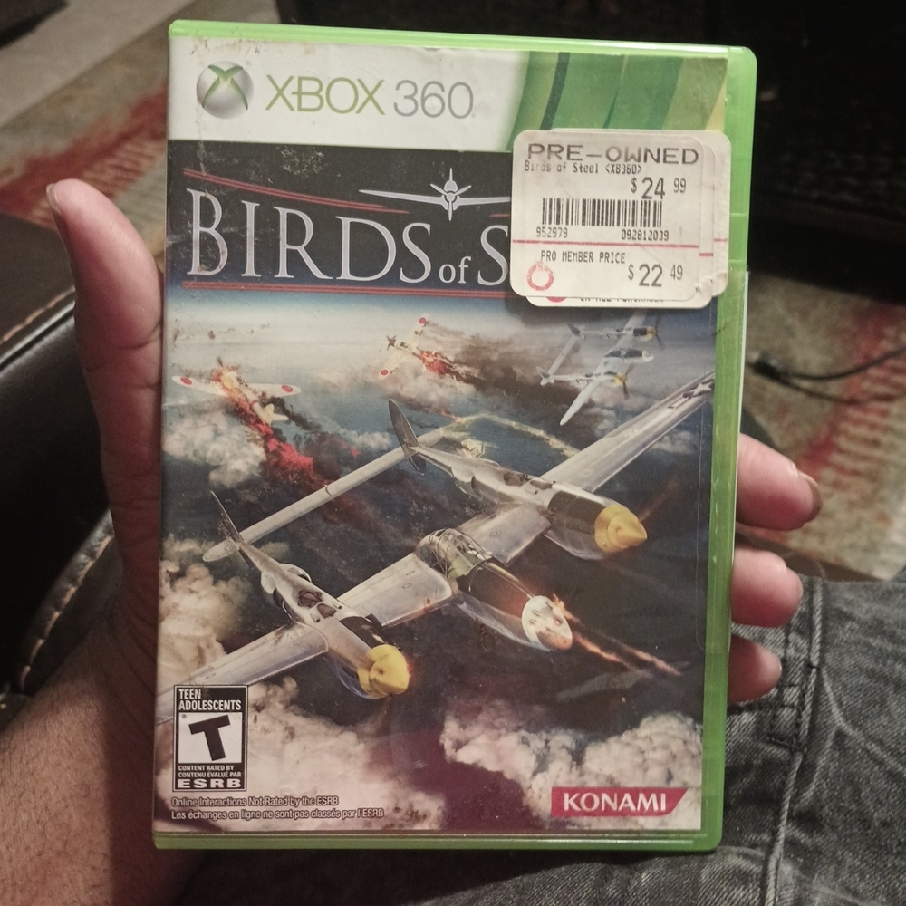 Birds of Steel Xbox 360 Game - Green Case
